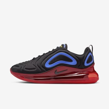 Nike Air Max 720 - Férfi Utcai Cipő - Fekete/Királykék/Piros/Arany